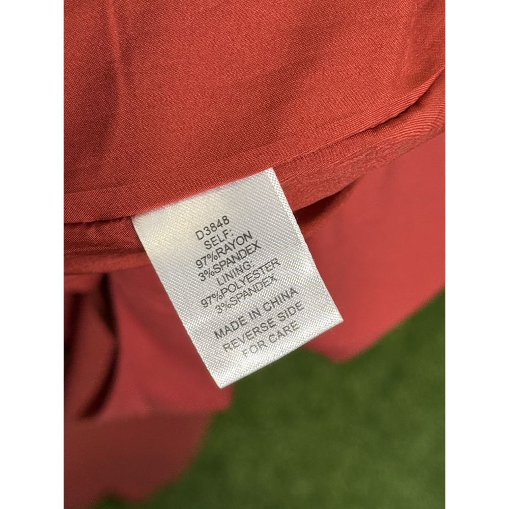 Alexia Admor Jumpsuit Women 12 Burnt Orange D3848 Flutter Sleeves NWT - Picture 11 of 16